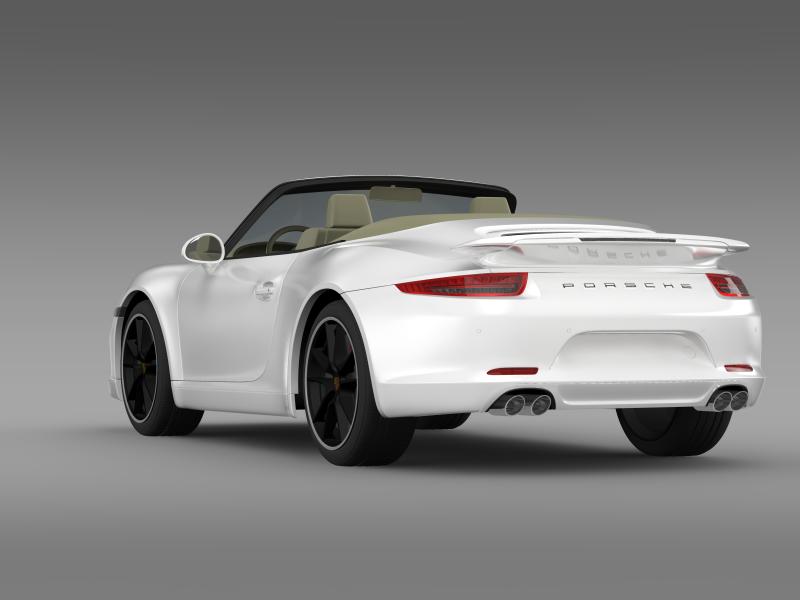 porsche 911 convertible exclusive 3d model 3ds max fbx c4d lwo ma mb hrc xsi obj 159884