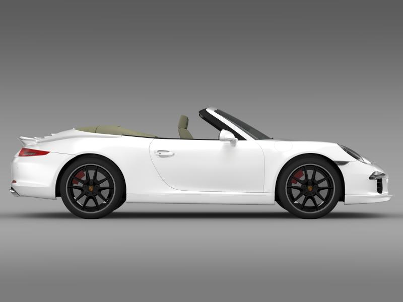 porsche 911 convertible exclusive 3d model 3ds max fbx c4d lwo ma mb hrc xsi obj 159888