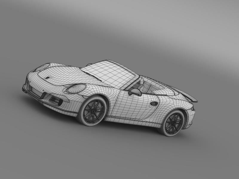porsche 911 convertible exclusive 3d model 3ds max fbx c4d lwo ma mb hrc xsi obj 159895