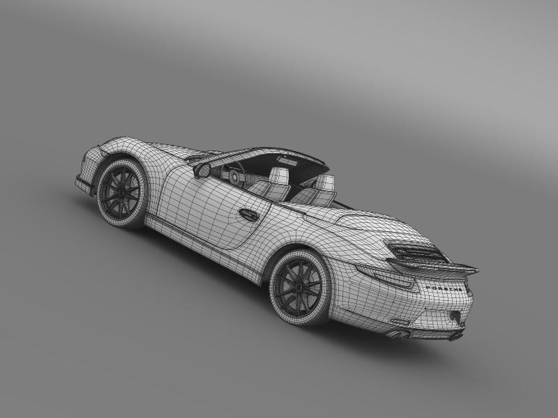 porsche 911 convertible exclusive 3d model 3ds max fbx c4d lwo ma mb hrc xsi obj 159897
