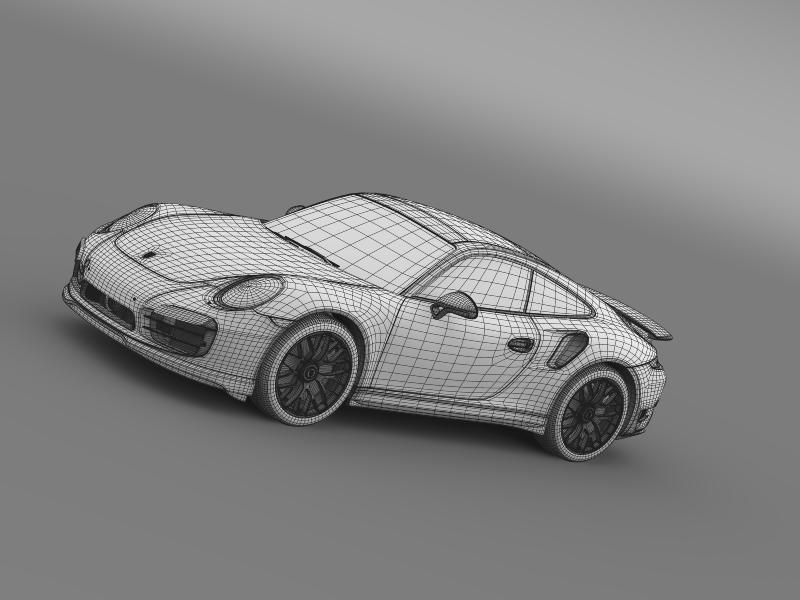 porsche 911 turbo s 2013 3d model 3ds max fbx c4d lwo ma mb hrc xsi obj 156129