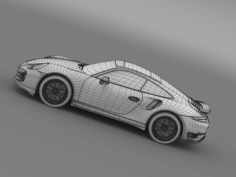 porsche 911 turbo s 2013 3d model 3ds max fbx c4d lwo ma mb hrc xsi obj 156130