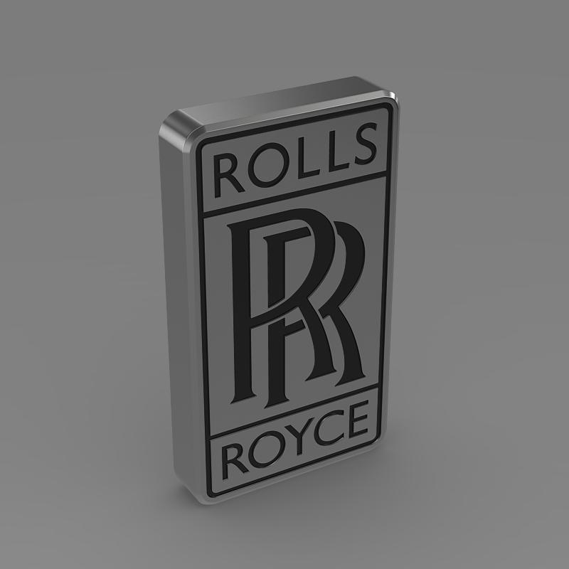 rolls-royce logo 3d model 3ds max fbx c4d lwo ma mb hrc xsi obj 162777