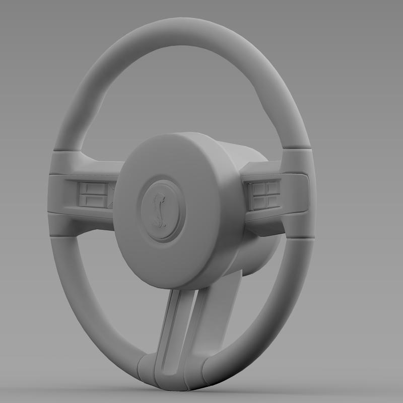 steering wheel shelby mustang 3d model 3ds max fbx c4d lwo ma mb hrc xsi obj 141417