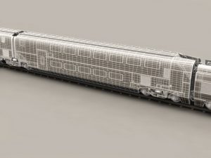 TGV Duplex 3D Model - FlatPyramid