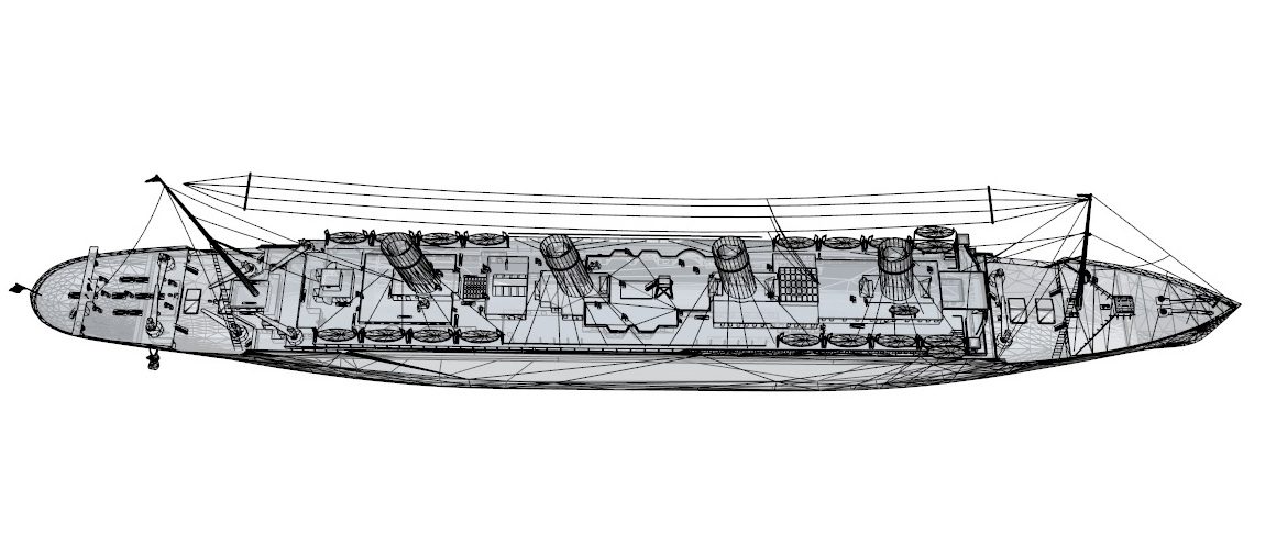 titanic 3d model 3ds dxf dwg skp obj 163732