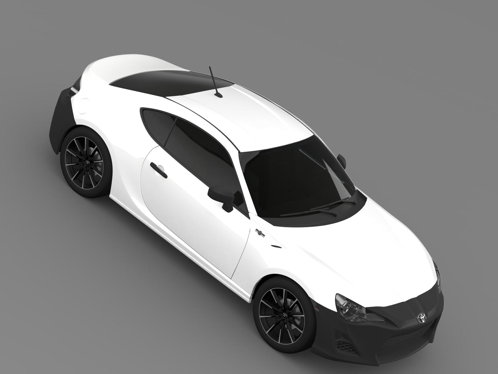 toyota 86 rc 2012 3d model 3ds max fbx c4d lwo ma mb hrc xsi obj 163272