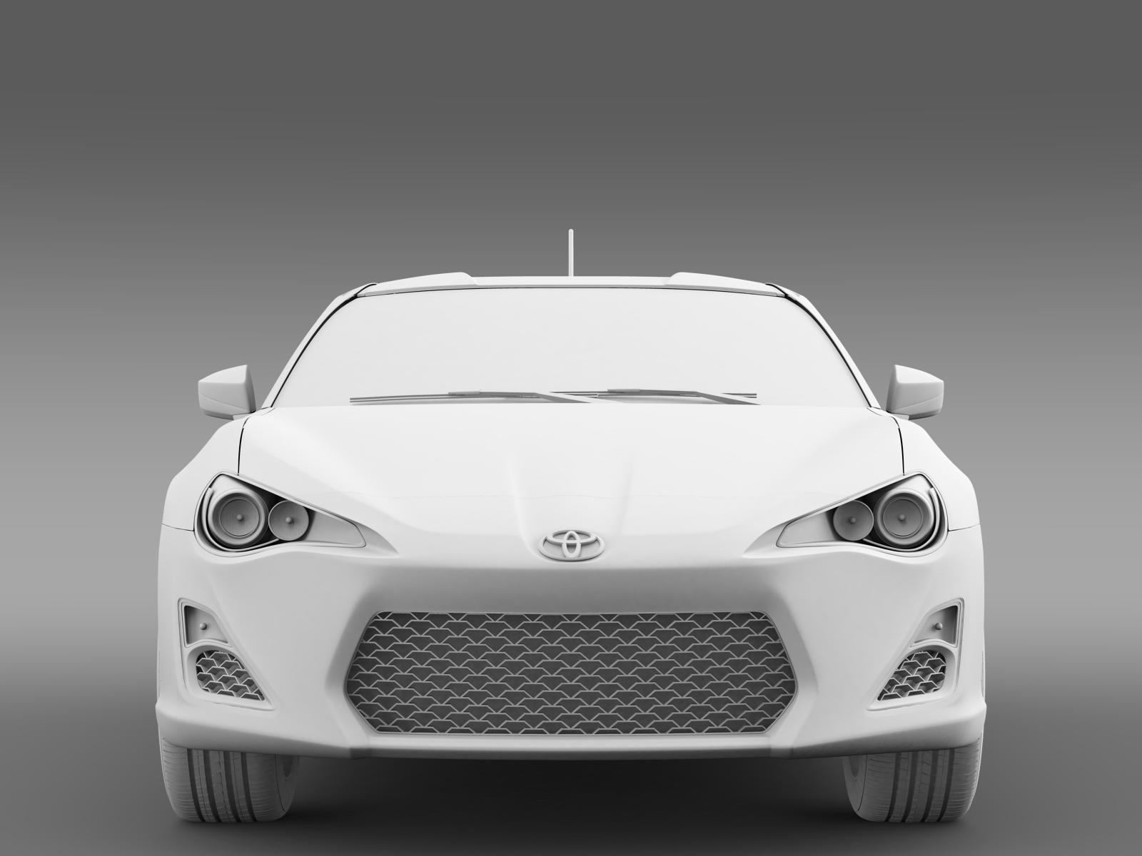 toyota 86 rc 2012 3d model 3ds max fbx c4d lwo ma mb hrc xsi obj 163273