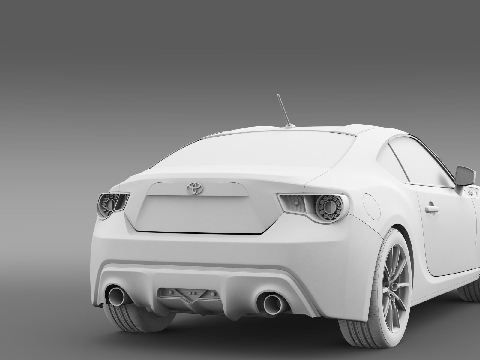 toyota 86 rc 2012 3d model 3ds max fbx c4d lwo ma mb hrc xsi obj 163276