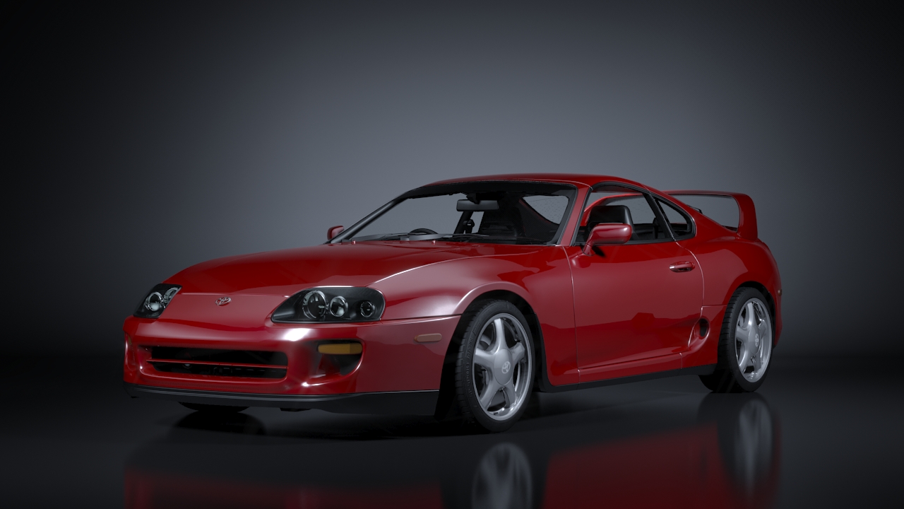 Toyota supra 3d model