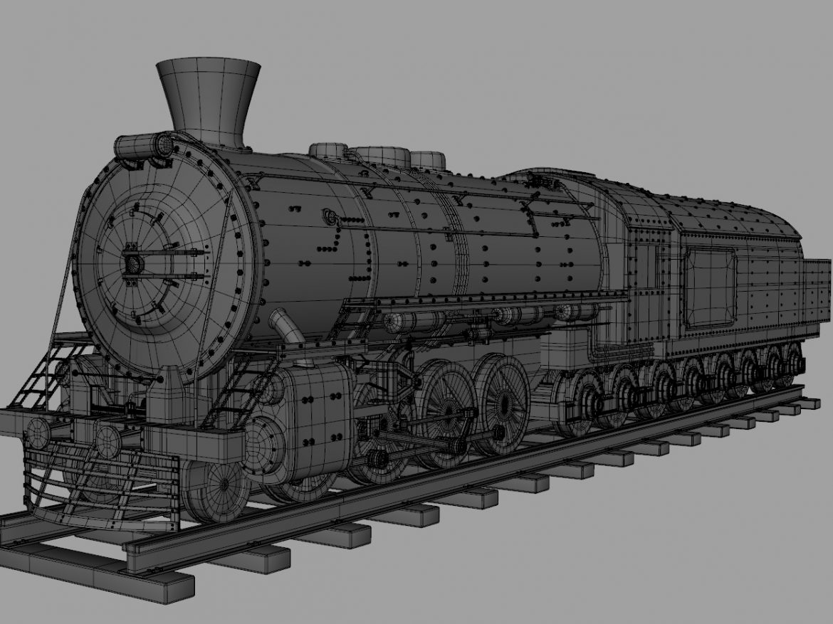 train engine 3d model obj 129030