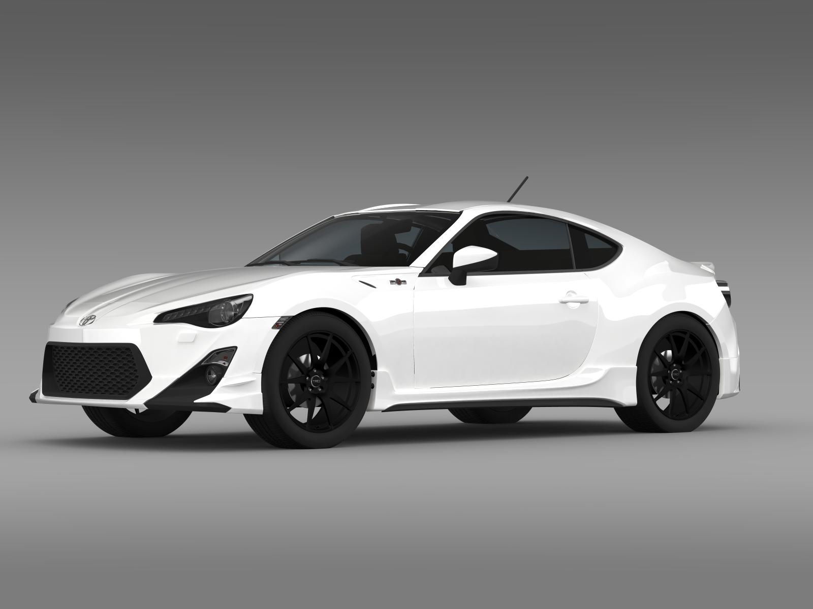 trd toyota gt 86 2014 3d model 3ds max fbx c4d lwo ma mb hrc xsi obj 163379