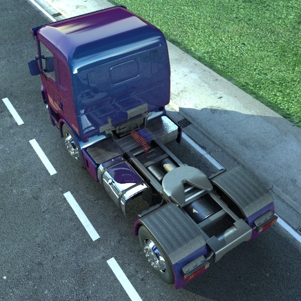 truck scania 420 high detail 3d model max fbx obj 131683