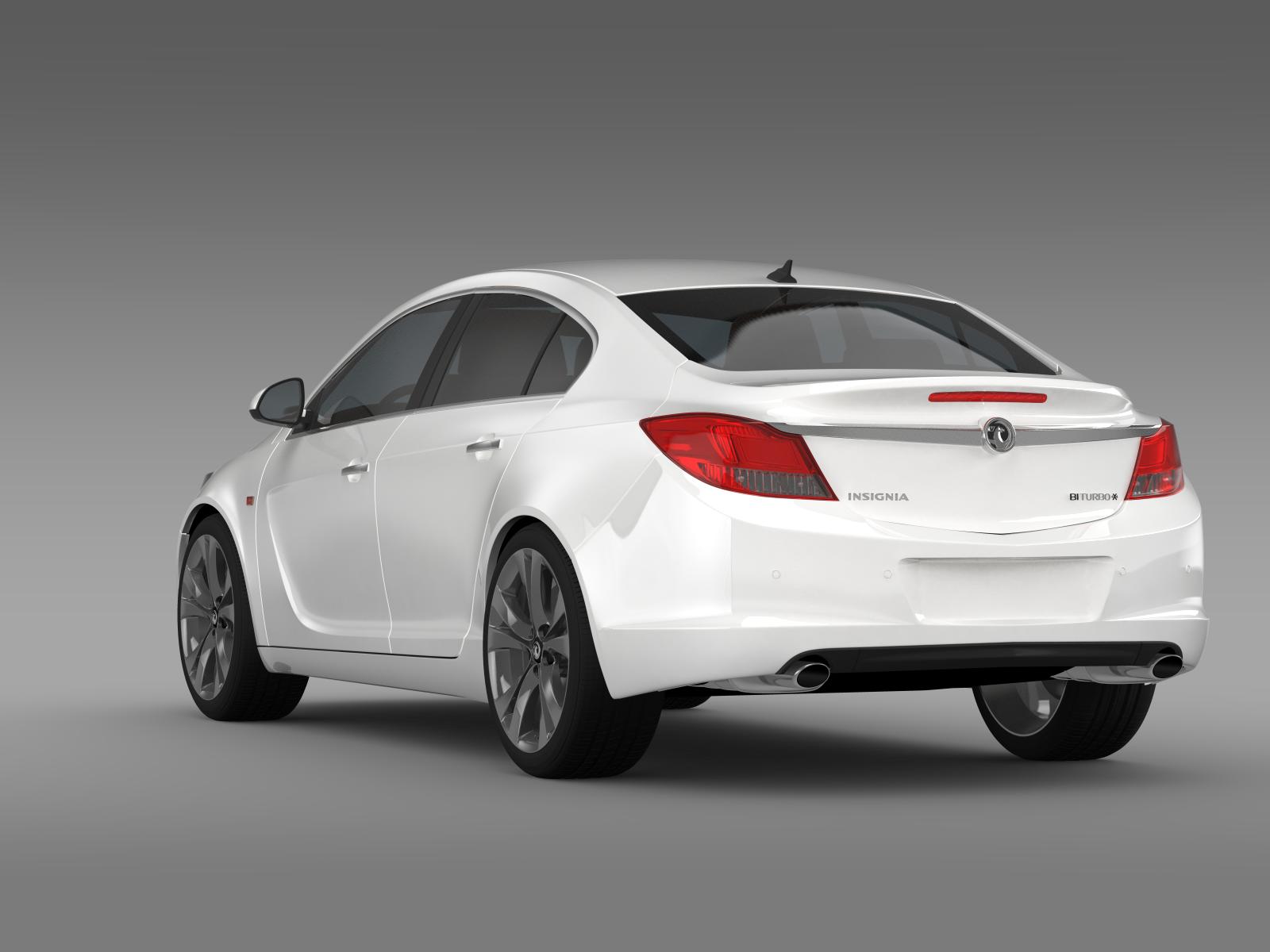 vauxhall insignia 4×4 biturbo 2011-2013 3d model 3ds max fbx c4d lwo ma mb hrc xsi obj 165469