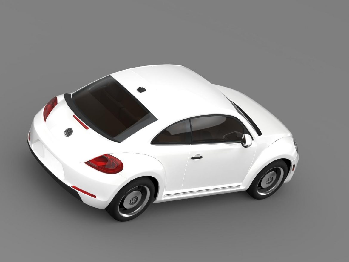 volkswagen beetle classic 2015 3d model 3ds max fbx c4d lwo ma mb hrc xsi obj 164482