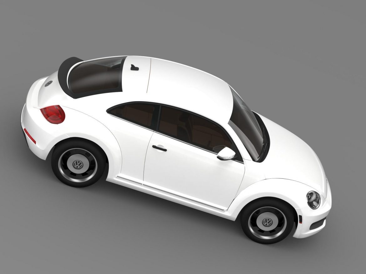 volkswagen beetle classic 2015 3d model 3ds max fbx c4d lwo ma mb hrc xsi obj 164483