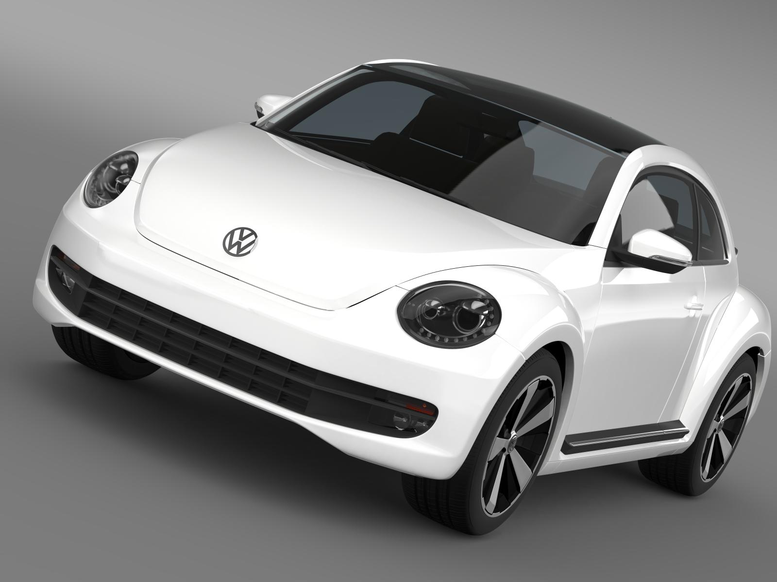 volkswagen fusca 3d model 3ds max fbx c4d lwo ma mb hrc xsi obj 162570