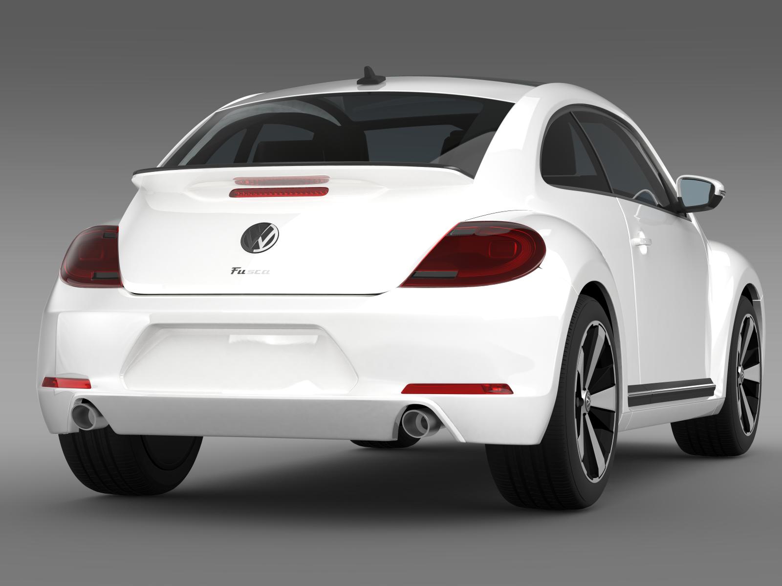 volkswagen fusca 3d model 3ds max fbx c4d lwo ma mb hrc xsi obj 162577