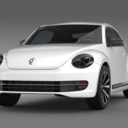 vw beetle 2012 3d model 3ds max fbx c4d lwo ma mb hrc xsi obj 147352