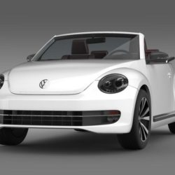 vw beetle cabrio sport 3d model 3ds max fbx c4d lwo ma mb hrc xsi obj 147400