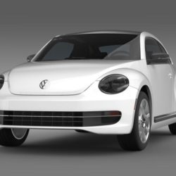 vw beetle design 2012 3d model 3ds max fbx c4d lwo ma mb hrc xsi obj 147424
