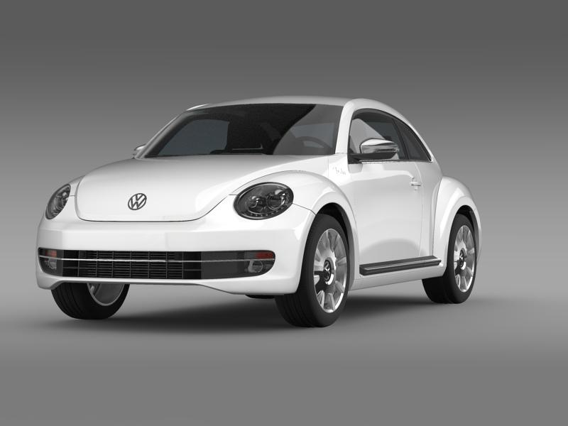 vw beetle fender edition 2012 3d model 3ds max fbx c4d lwo ma mb hrc xsi obj 147449