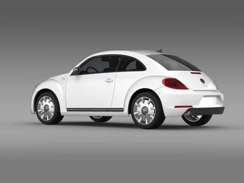 vw beetle fender edition 2012 3d model 3ds max fbx c4d lwo ma mb hrc xsi obj 147452