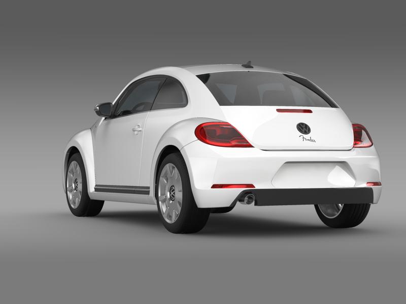 vw beetle fender edition 2012 3d model 3ds max fbx c4d lwo ma mb hrc xsi obj 147453
