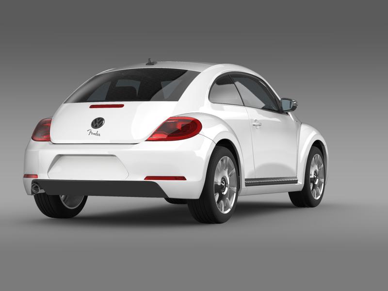 vw beetle fender edition 2012 3d model 3ds max fbx c4d lwo ma mb hrc xsi obj 147455