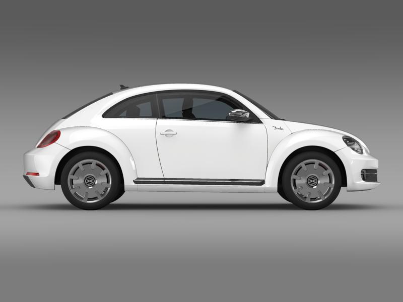 vw beetle fender edition 2012 3d model 3ds max fbx c4d lwo ma mb hrc xsi obj 147457