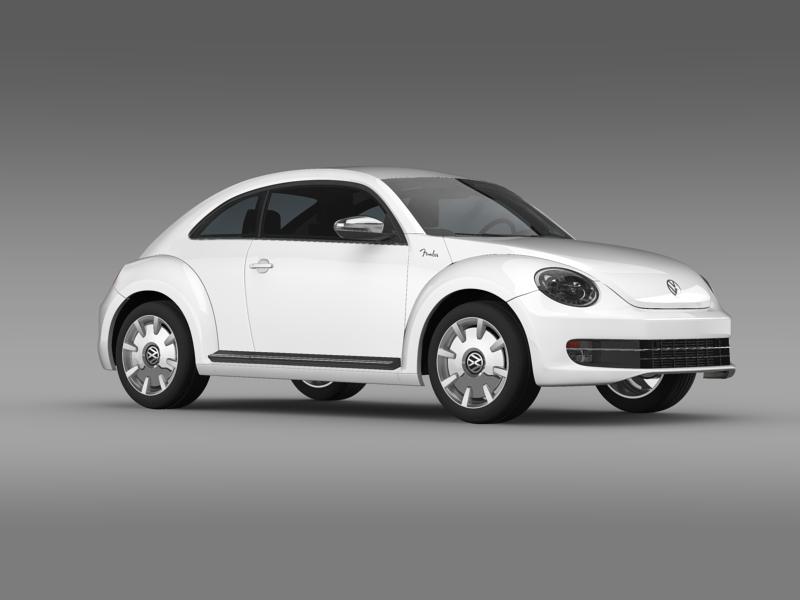 vw beetle fender edition 2012 3d model 3ds max fbx c4d lwo ma mb hrc xsi obj 147458