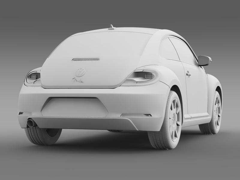 vw beetle fender edition 2012 3d model 3ds max fbx c4d lwo ma mb hrc xsi obj 147464