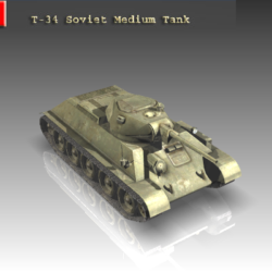 ww2 soviet tank t 34 3d model 3ds max x lwo ma mb obj 111150