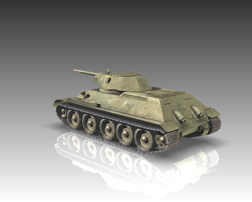 ww2 soviet tank t 34 3d model 3ds max x lwo ma mb obj 111151