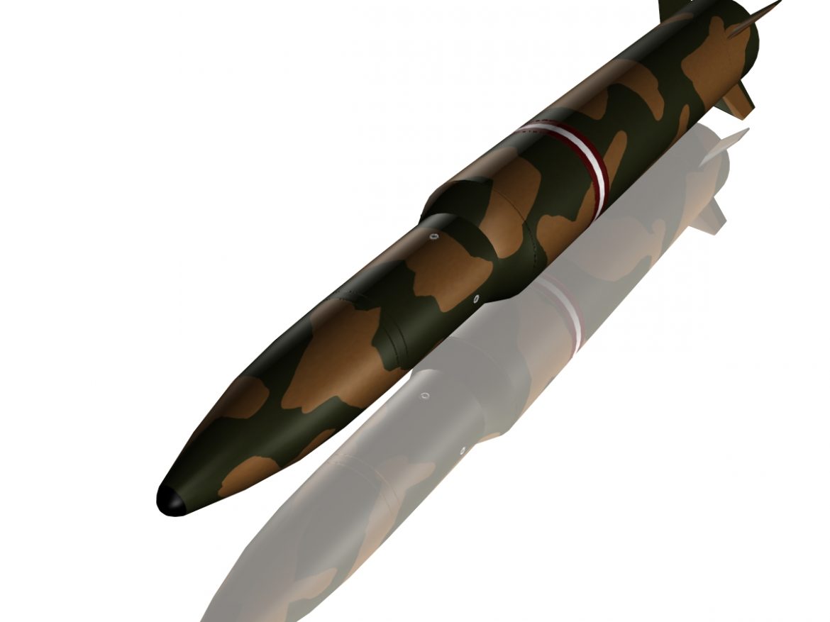 chinese df-16 ballistic missile 3d model 3ds dxf cob x obj 152672