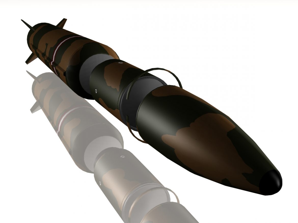 chinese df-16 ballistic missile 3d model 3ds dxf cob x obj 152679