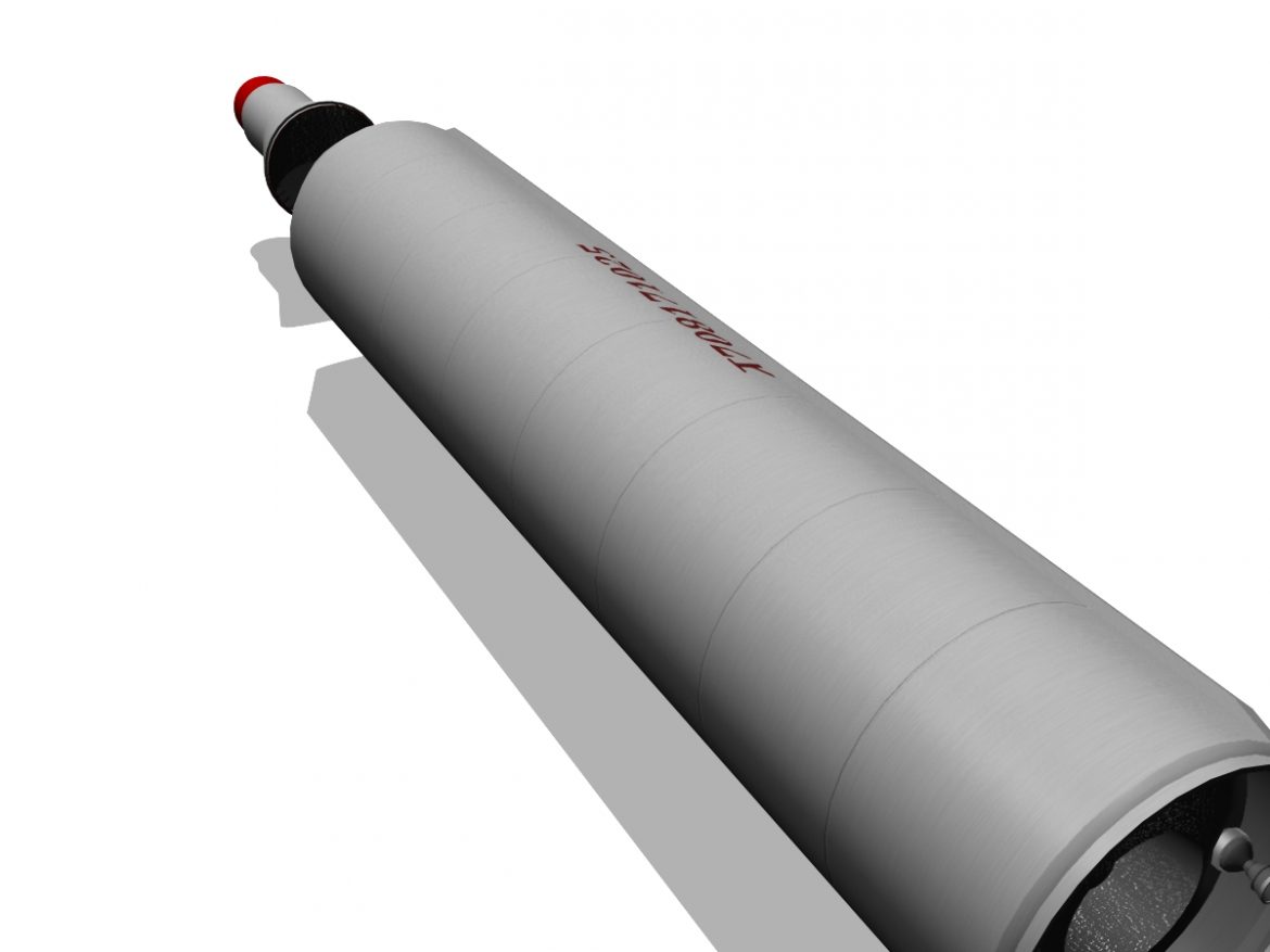 dprk bm25 musudan missile 3d model 3ds dxf x cod scn obj 149592