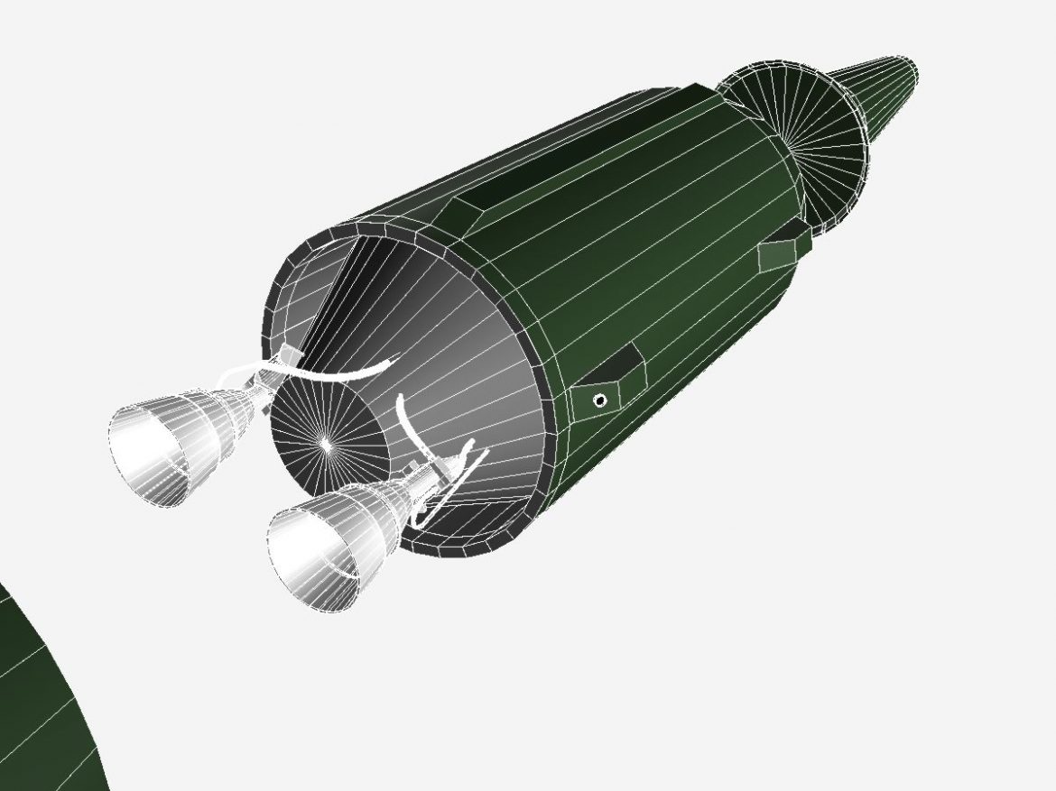 dprk kn-08 no dong-c missile 3d model 3ds dxf cob x obj 151631