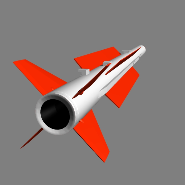 drdo astra brvaam missile 3d model 3ds dxf x cod scn obj 131298