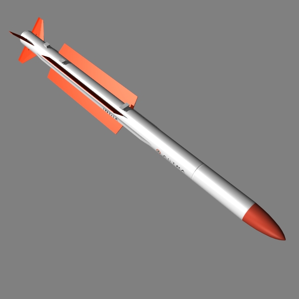 drdo astra brvaam missile 3d model 3ds dxf x cod scn obj 131299