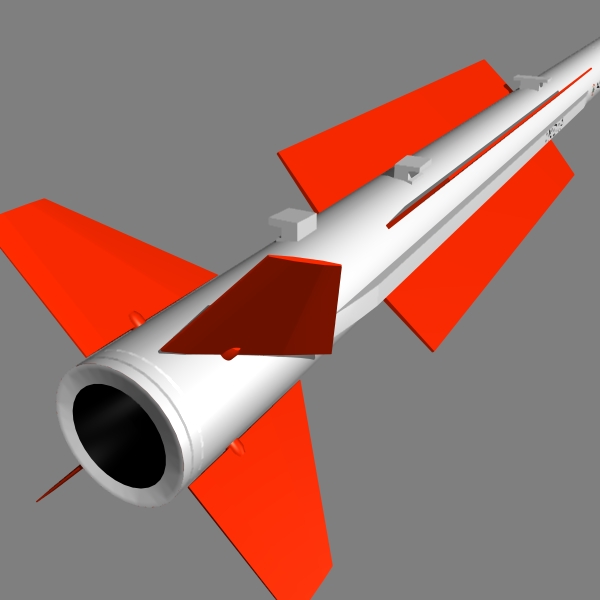 drdo astra brvaam missile 3d model 3ds dxf x cod scn obj 131300