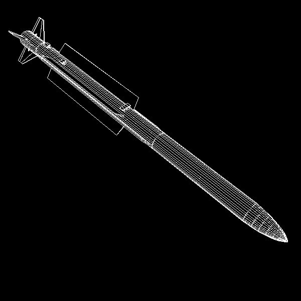 drdo astra brvaam missile 3d model 3ds dxf x cod scn obj 131303