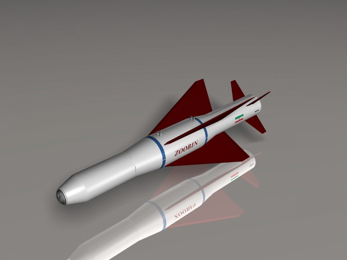 iranian agm-379 zoobin asm missile 3d model 3ds dxf fbx blend cob dae x obj 150584