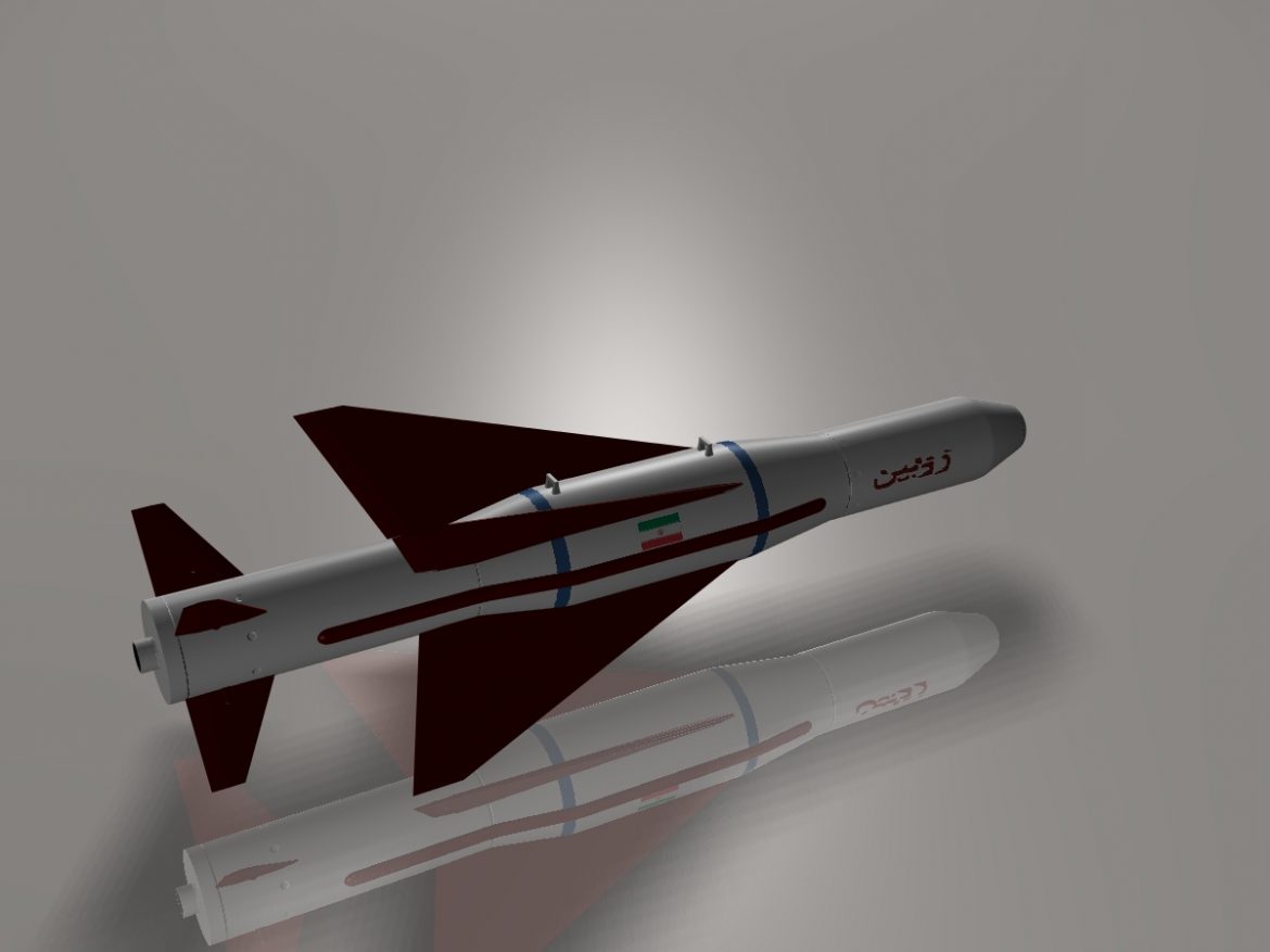 iranian agm-379 zoobin asm missile 3d model 3ds dxf fbx blend cob dae x obj 150587
