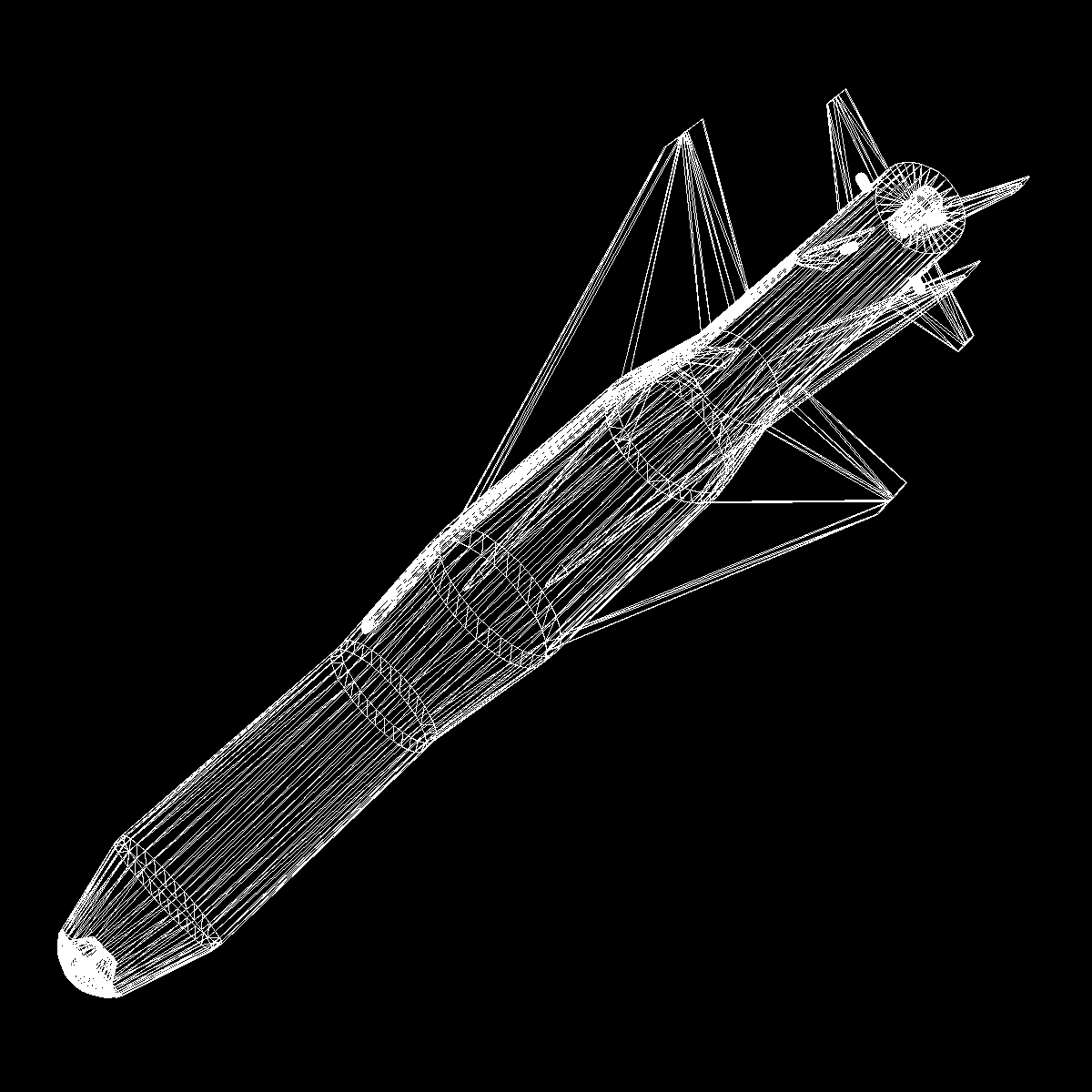 iranian agm-379 zoobin asm missile 3d model 3ds dxf fbx blend cob dae x obj 150593