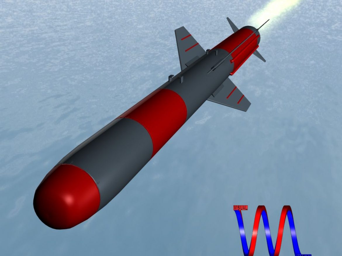 iranian koswar missile 3d model 3ds dxf x cod scn obj 149759