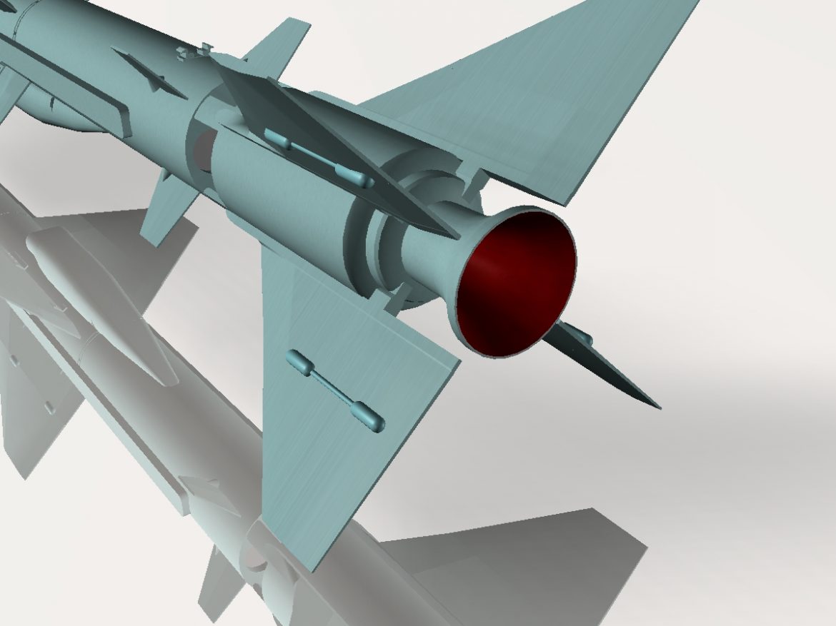 iranian qader cruise missile 3d model 3ds dxf x cod scn obj 149354