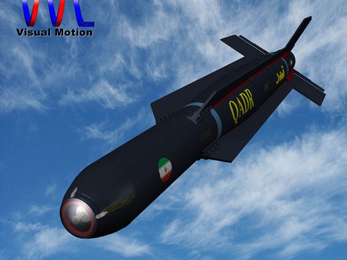 iranian qadr bomb 3d model 3ds dxf x cod scn obj 149551