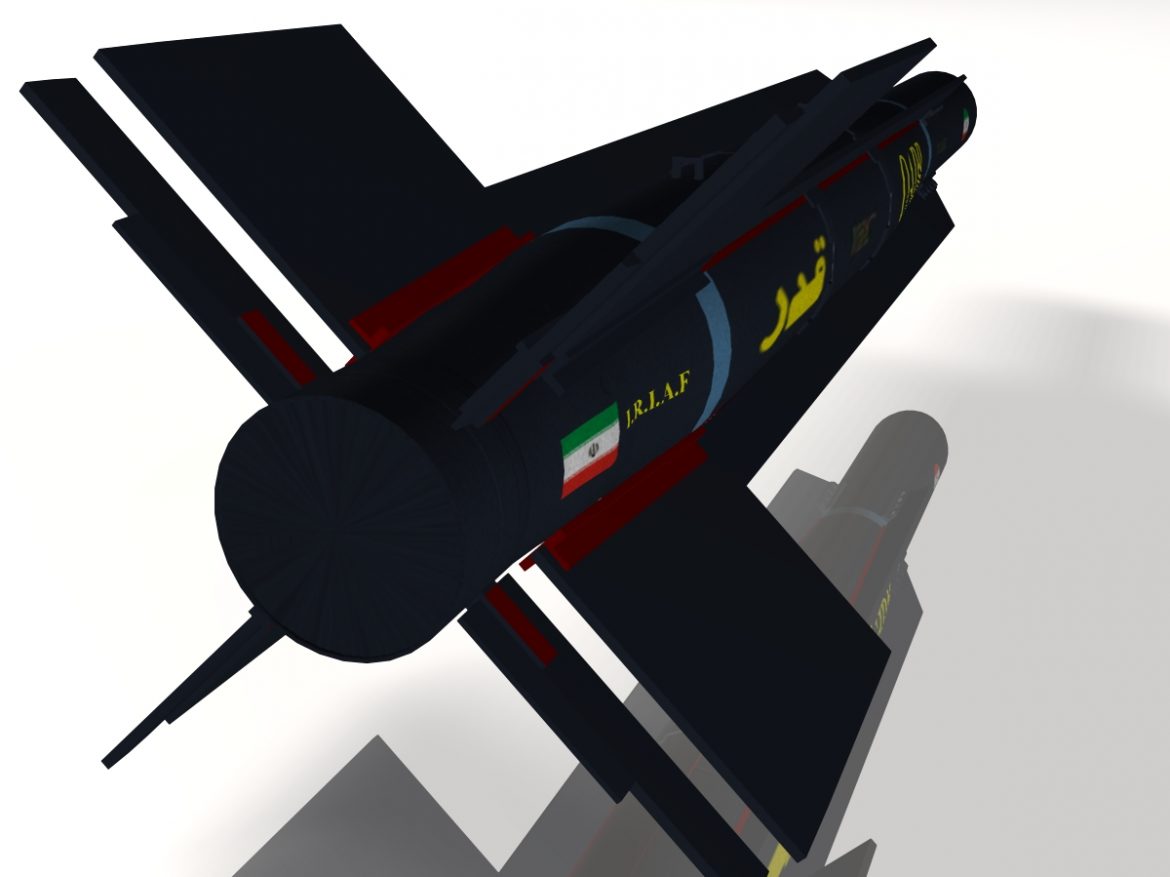 iranian qadr bomb 3d model 3ds dxf x cod scn obj 149555