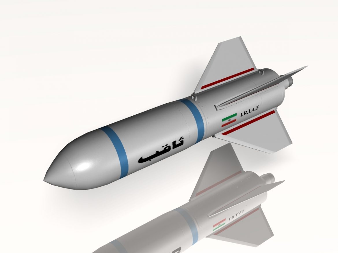 iranian sagheb bomb 3d model 3ds dxf cob x obj 150336